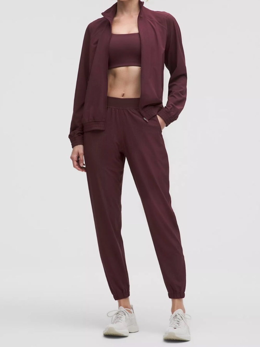lululemon goodnight plum Bomber Jacket and Pants